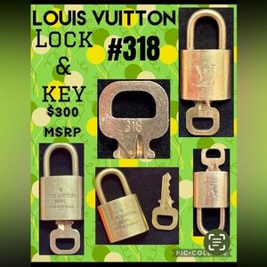 Louis Vuitton lock and key #318